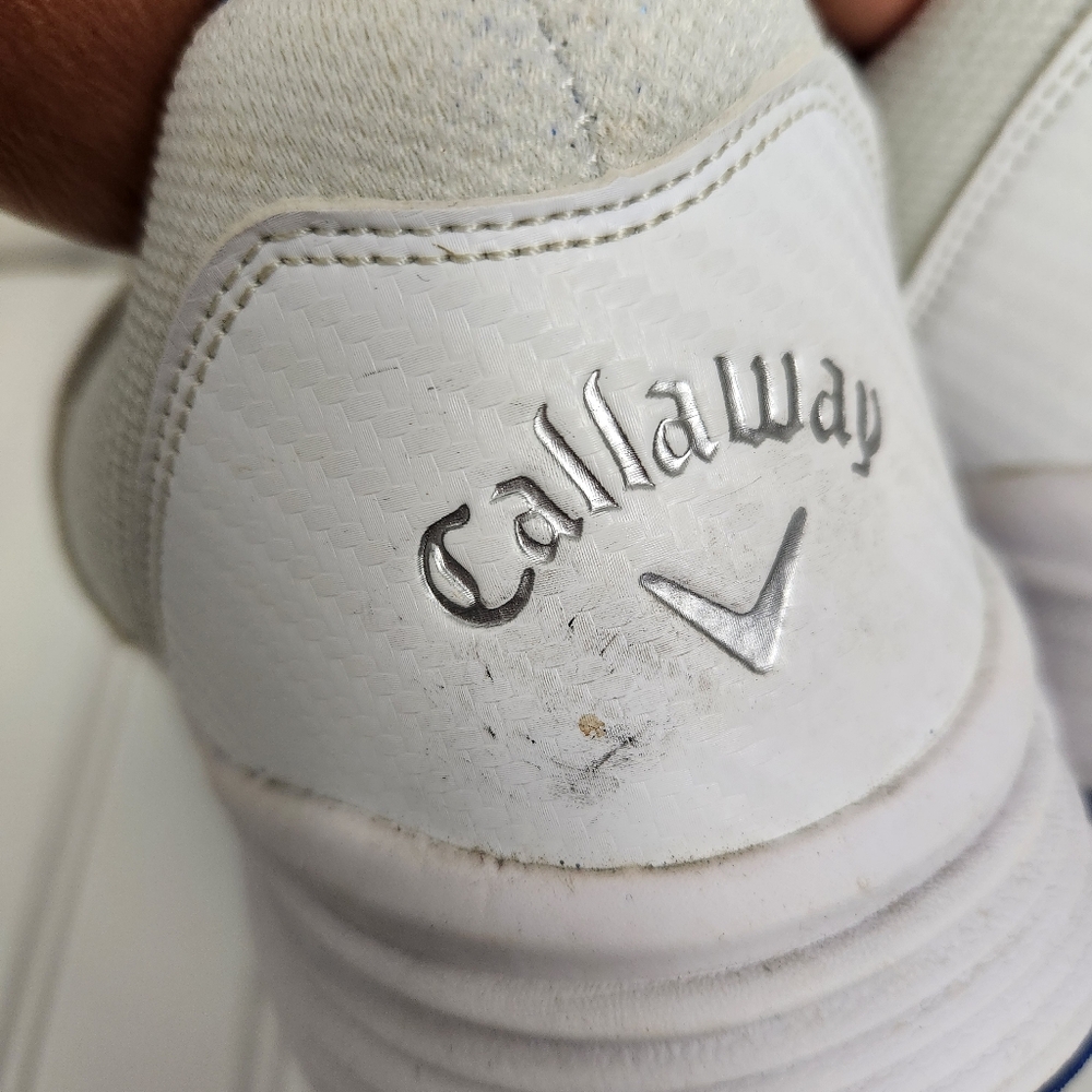 Callaway Imperial Mens Size 10.5 Blue/White Lace Up Athletic Golf Shoes CG123WB - Picture 12 of 16